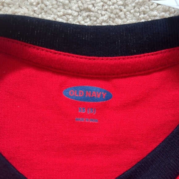 Old Navy | Red White Navy Tshirt | 4T - Picture 2 of 3
